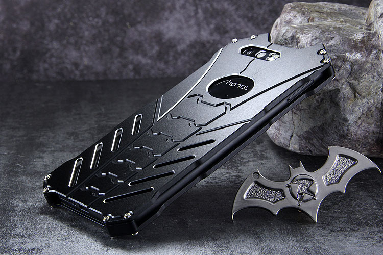 R-Just Batman Shockproof Aluminum Shell Metal Case with Custom Stent for Smartisan Nut Pro