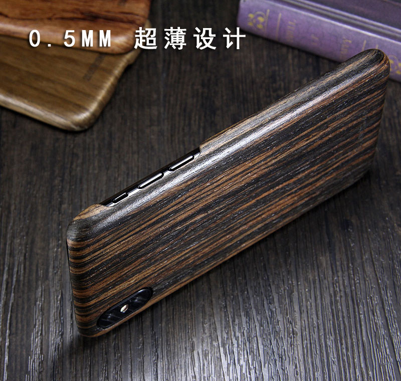 SHOWKOO Kevlar Natural Wood Ultra Slim Case Cover for Apple iPhone X
