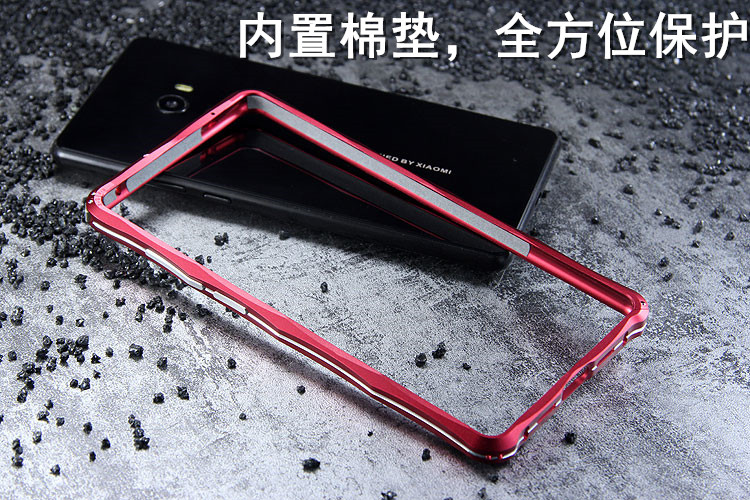 iMatch Slim Light Aluminum Metal Shockproof Bumper Case with Kickstand for Xiaomi Mi MIX 2