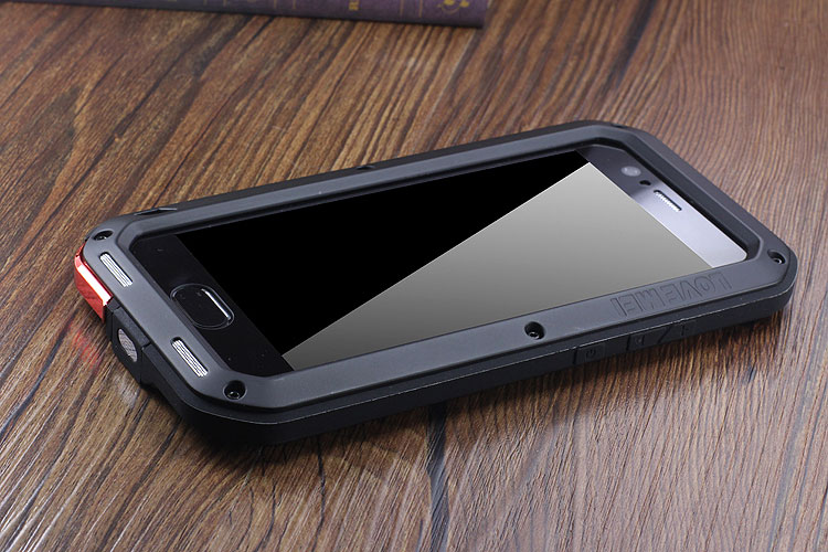 LOVE MEI Powerful Water Resistant Shockproof Dust/Dirt/Snow Proof Aluminum Metal Outdoor Heavy Duty Case Cover for Huawei P10 & Huawei P10 Plus