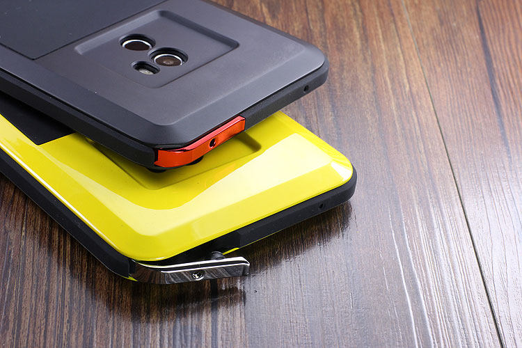 LOVE MEI Powerful Water Resistant Shockproof luminum Metal Gorilla Glass Heavy Duty Case Cover for Xiaomi Mi MIX