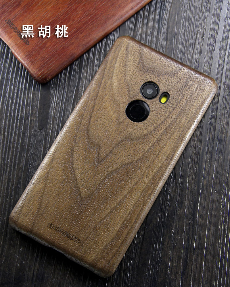 SHOWKOO Kevlar Natural Wood Ultra Slim Case Cover for Xiaomi Mi MIX 2