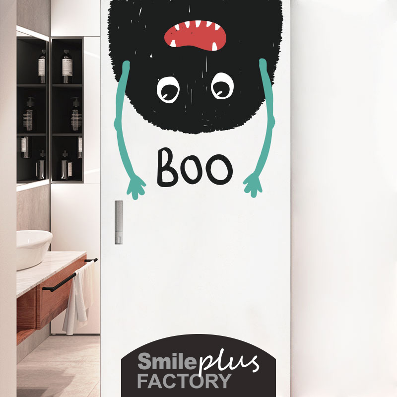 ins wind decorated wall appliqued stickers bedroom self-adhesive wallpaper cozy arranged headboard overall cupboard stickers for weird door stickers