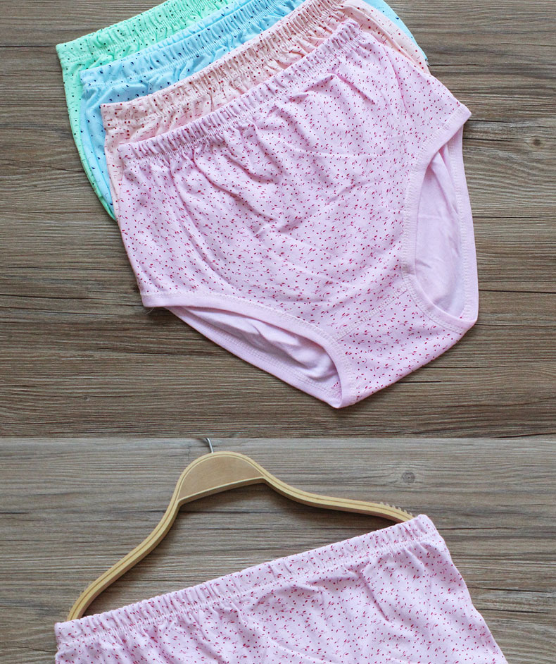 Đồ lót nữ tam giác và trung niên cotton cũ cộng với phân bón để tăng eo cao cửa hàng đồ lót