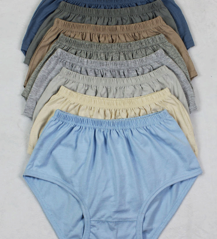 Cotton trung niên nam đồ lót tam giác, phân bón, eo cao, đồ lót nam lỏng lẻo, đồ lót cotton cha quan sip