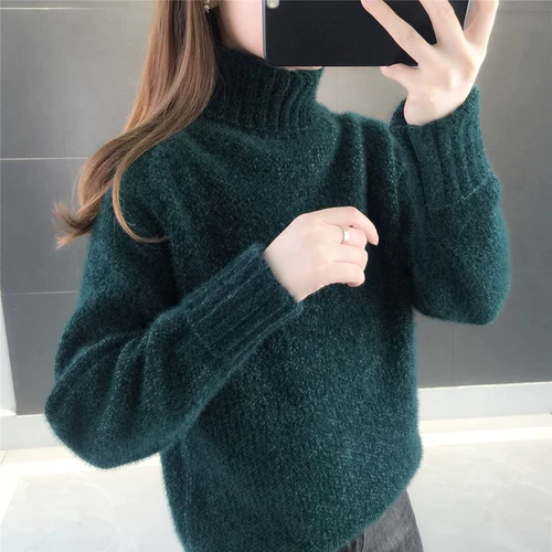 Весенний свитер, флисовая бархатная трикотажная рубашка, 2023, увеличенная толщина