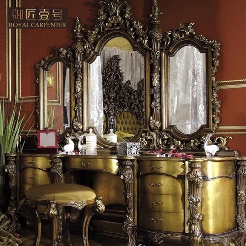 ����Ҽ�Ź�ͭɫ��ױ����ױ̨DJ-343