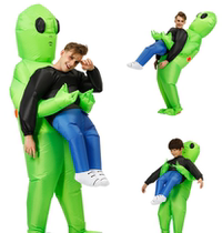 Christmas children adult funny inflatable clothes hug people funny performance costumes alien tricky sound props