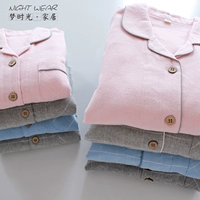 Nghiền đôi nhung đồ ngủ đôi mùa thu và mùa đông người đàn ông cotton đồ ngủ cha mẹ con gái một gia đình của ba đứa trẻ trong cậu bé lớn áo gia đình đẹp