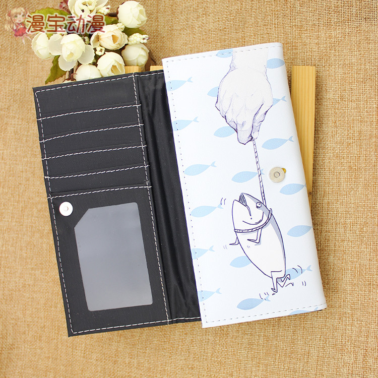 Cá muối vua chất thải cá biểu hiện gói hài hước giả mạo phim hoạt hình sinh viên dễ thương xung quanh ví quà tặng sinh nhật sticker ngôi sao