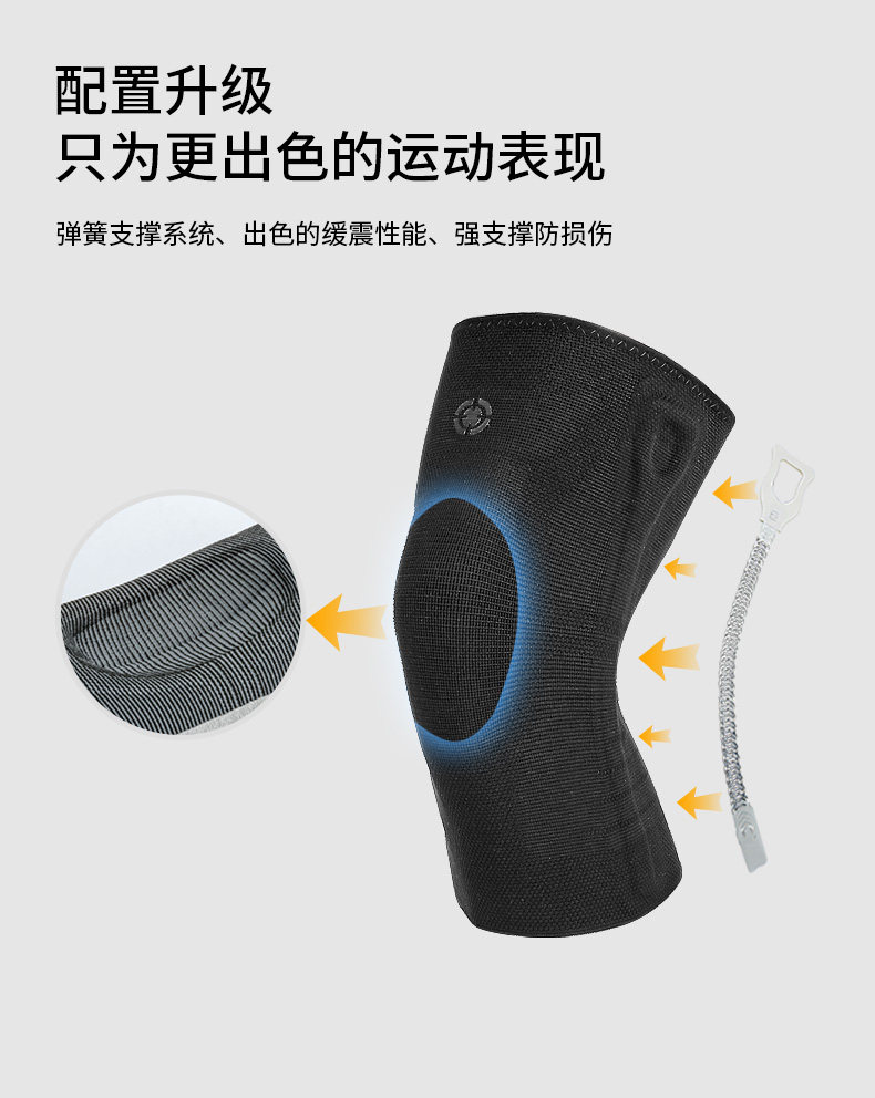 准者运动护膝篮球装备健身膝盖关节保暖护具专业跑步男女训练弹力 准者运动护膝篮球装备健身膝盖关节保暖护具专业跑步男女训练弹力