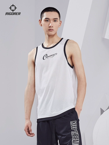 Летняя баскетбольная майка для тренировок, дышащая быстросохнущая футболка без рукавов, в американском стиле, свободный крой