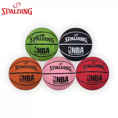 Spalding rubber basketball mini basketball model office desktop ornaments gift children student toys