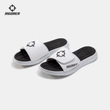 Баскетбольные летние спортивные тапочки для отдыха, нескользящие пляжные слайдеры на липучке для плавания