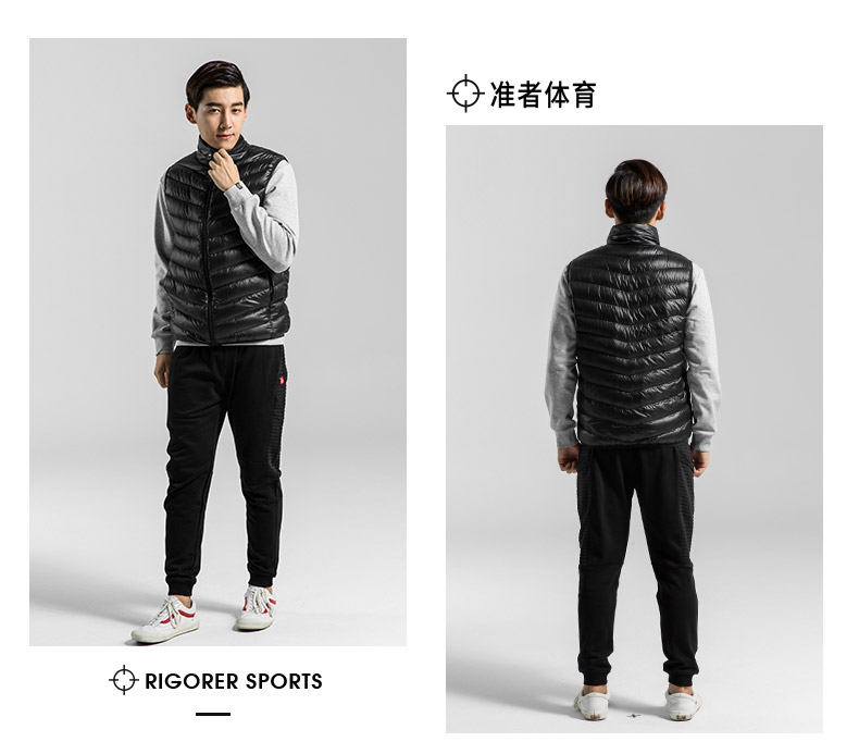 Học việc mùa thu mới xuống áo khoác vest áo khoác thể thao thời trang giản dị màu rắn ấm xuống vest áo khoác the thao adidas