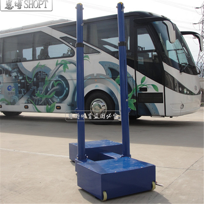 Hand lifting type spray plastic type race air volleyball column net rack mobile volleyball frame beach volleyball shelf