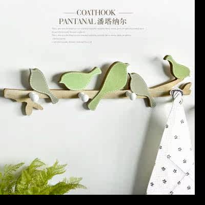 Creative Hook Powerful Load Bearing Sticky Hook Personality Small Bird Hanging Clothes Hook Kitchen Bathroom Without Mark Hook Wall Hook-free