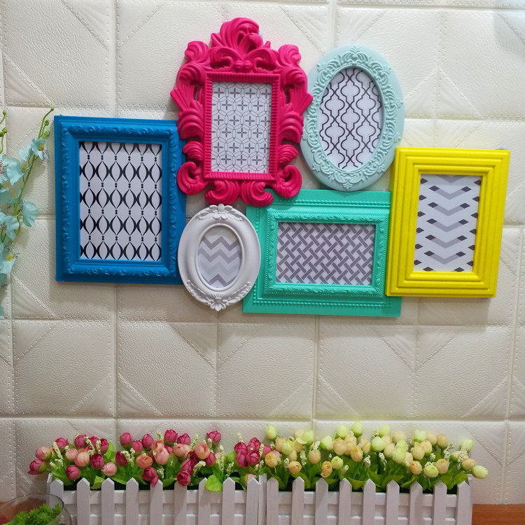 European Amazon photo wall photo frame wedding photo living room sofa background wall plastic studio children's picture frame