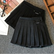 Girls' skirts 2022 spring and autumn new foreign style large children's pleated dress college style children's short A-line skirt autumn and winter