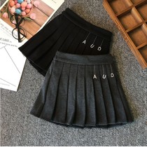 girls' spring and autumn pleated skirt 2022 new children's foreign style winter short skirt girls' skirt all match autumn winter