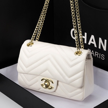 Chanel bag female 2021 new big brand name small fragrance chain bag leather womens bag shoulder bag messenger bag