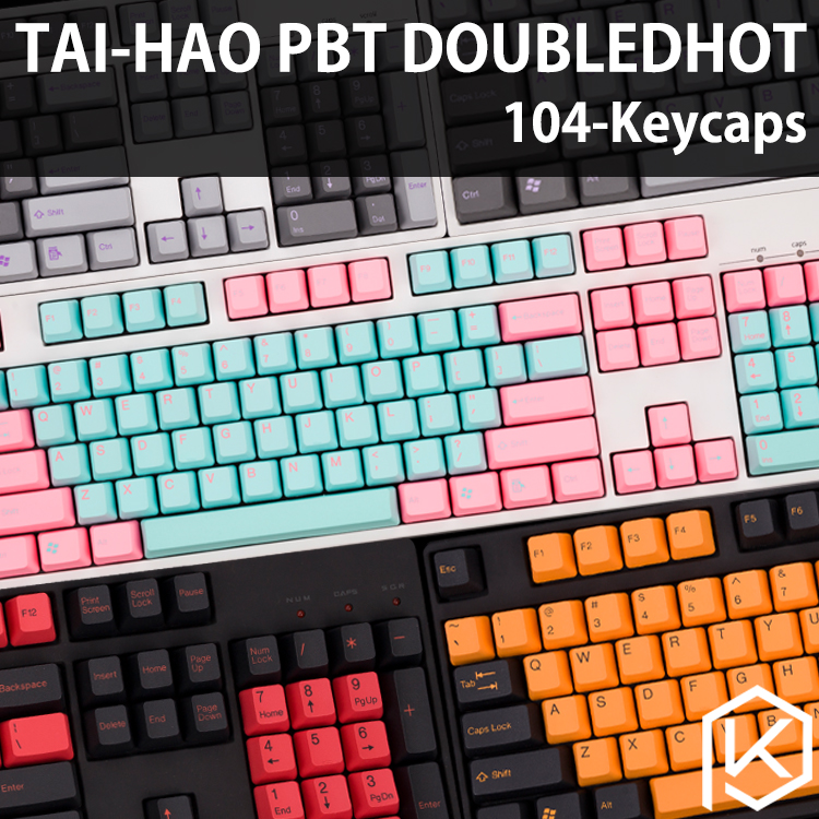 Taihao pbt two-color molding keycap mechanical keyboard two-color keycap Miami hornet black orange dark black 6G/7G