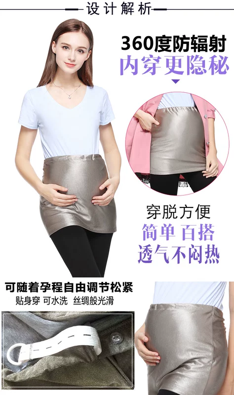Bạn Yun Kang đầy đủ sợi bạc có thể giặt được bên trong mặc đồ phù hợp với bà bầu
