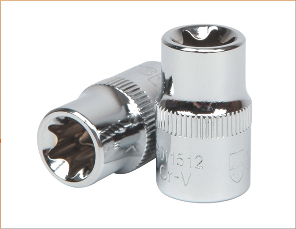 Steel shield tool 10MM florid screwup E-shaped sleeves in fly midhole flower fitting ratchet wrench sleeve head S011508