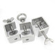 304 stainless steel tiger clamp clamp U-shaped C-shaped clamp steel pipe square fixed clamp hand-tightened lifting ring clamp