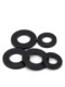 Gold ultra-nylon gasket plastic black gasket gasket larger insulation round flat pad M2M3M4M5M6M8M10