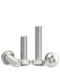 Jinchao 201 stainless steel round head screw GB818 disk head cross machine tooth screw M3M4M5M6M8M10