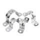 304/201 stainless steel pipe clamp riding pipe bracket pipe buckle throat hoop water pipe clamp U-shaped pipe clamp hoop