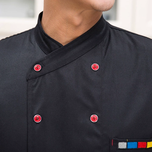 Униформа шеф-повара с длинными рукавами, униформа шеф-повара ресторана отеля нового стиля, мужская и женская одежда шеф-повара кондитерской, осень и зима