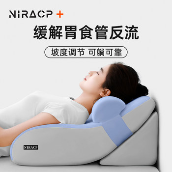 Nila Gastroesophageal Reflux Wedge Pillow for Semi-Reclining Care, Special Backrest for the Elderly and Pregnant Women, Reclining Position Cushion Pillow