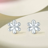 Платиновые модные серьги, платина 950 пробы, изысканный стиль