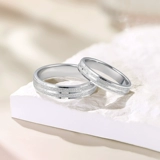 Платиновое кольцо для влюбленных подходит для мужчин и женщин, платина 950 пробы, подарок на день рождения