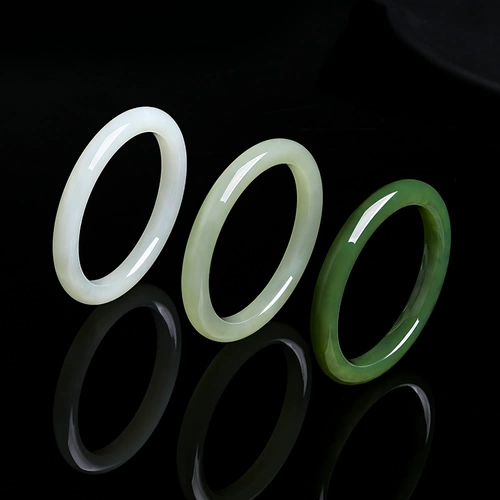 Женский браслет из округа Хотан, защитный амулет из нефрита, китайский стиль, подарок на день рождения