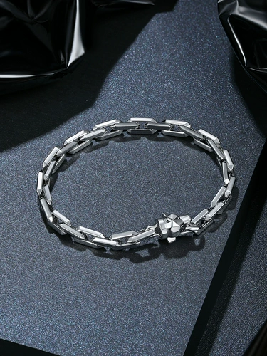 Платиновый браслет, платиновое ювелирное украшение, платина 950 пробы, простой и элегантный дизайн, подарок на день рождения