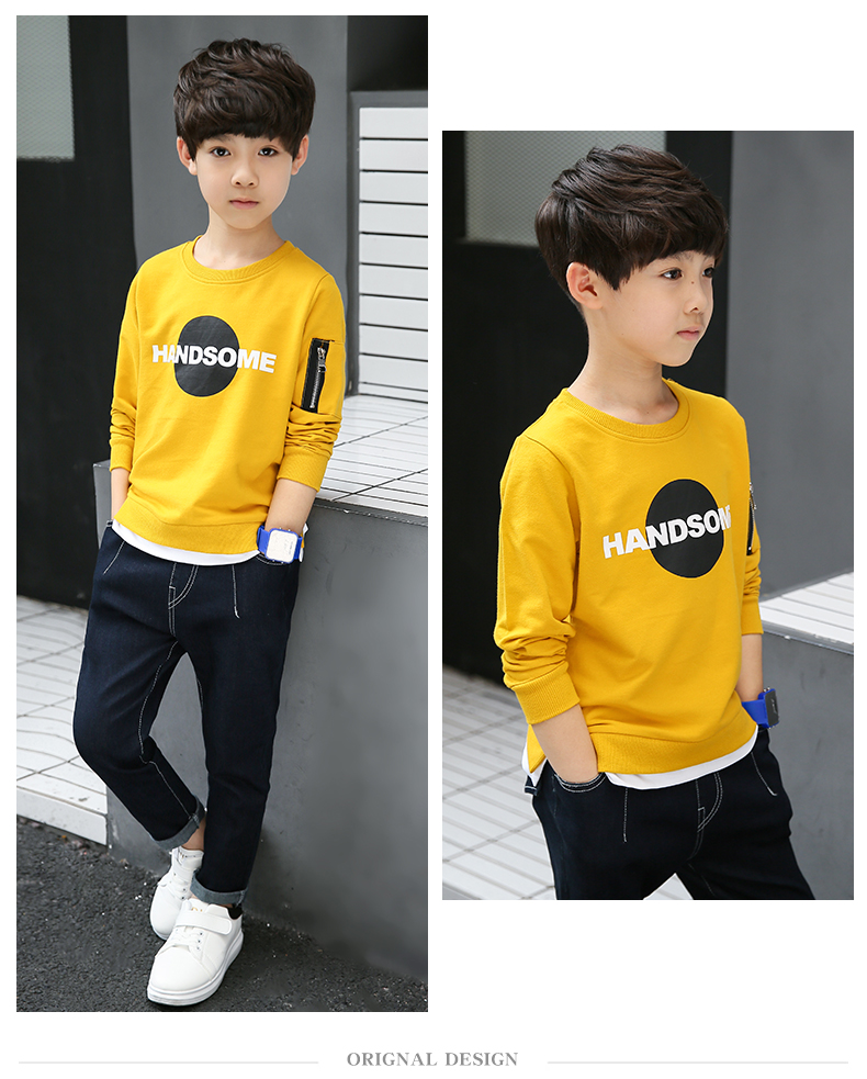 Trẻ em 5 Mùa thu 6 Bông 7 Áo dài Basecoat 8 Mùa thu 9 Bé trai 10 Áo phông thông thường 11 Bé trai 12 tuổi áo thun bé trai mùa hè