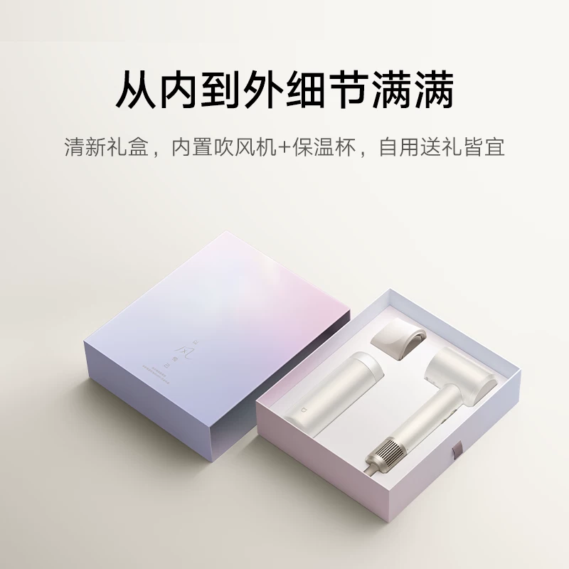 Официальный флагман Xiaomi Mijia высокоскоростной фен для волос H501, домашний, с отрицательными ионами, защитный фен, подарок девушке