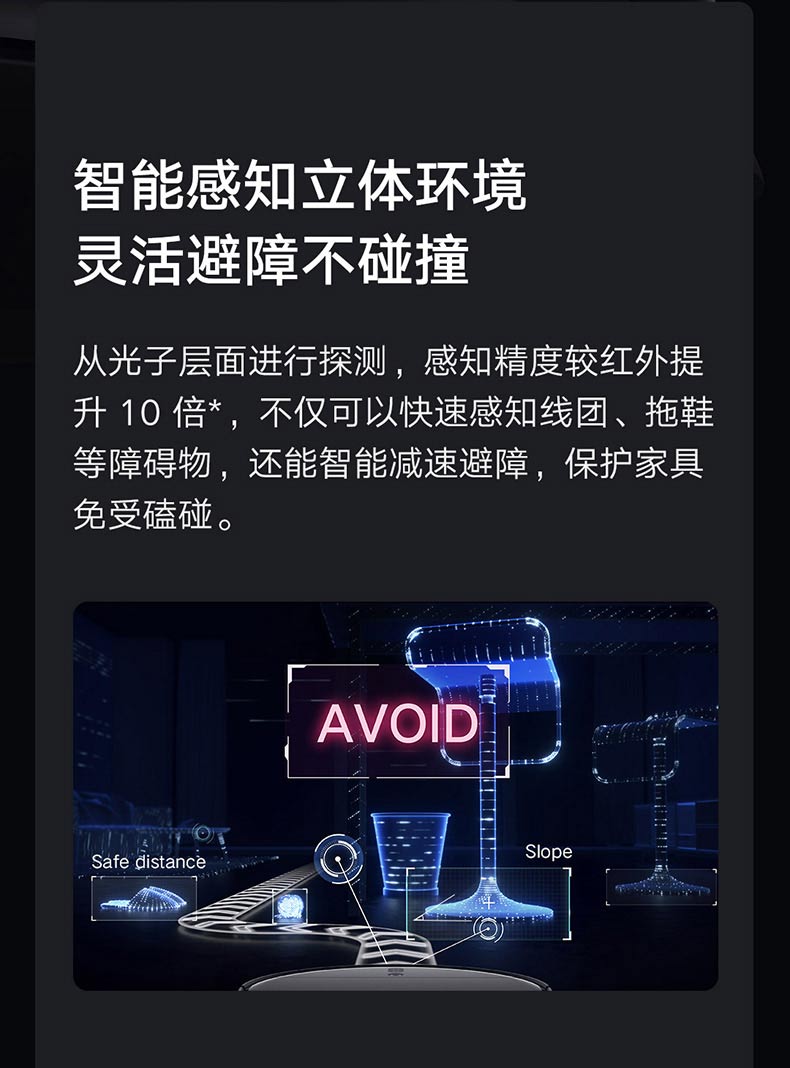 米家旗舰款 1T 全自动智能扫地机器人 3D智能避障 图3