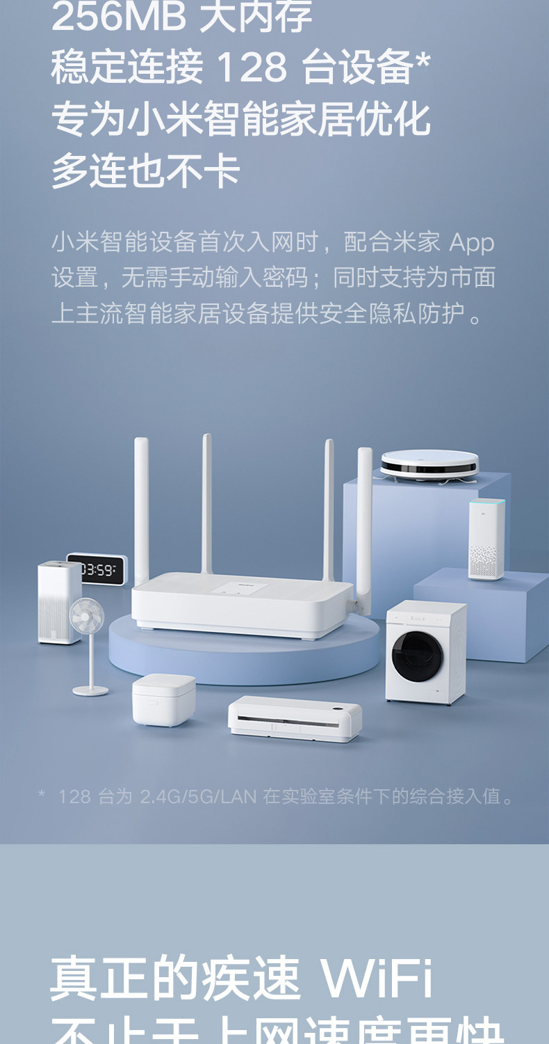 红米 AX5 WiFi 6 无线路由器 高通5核 图7