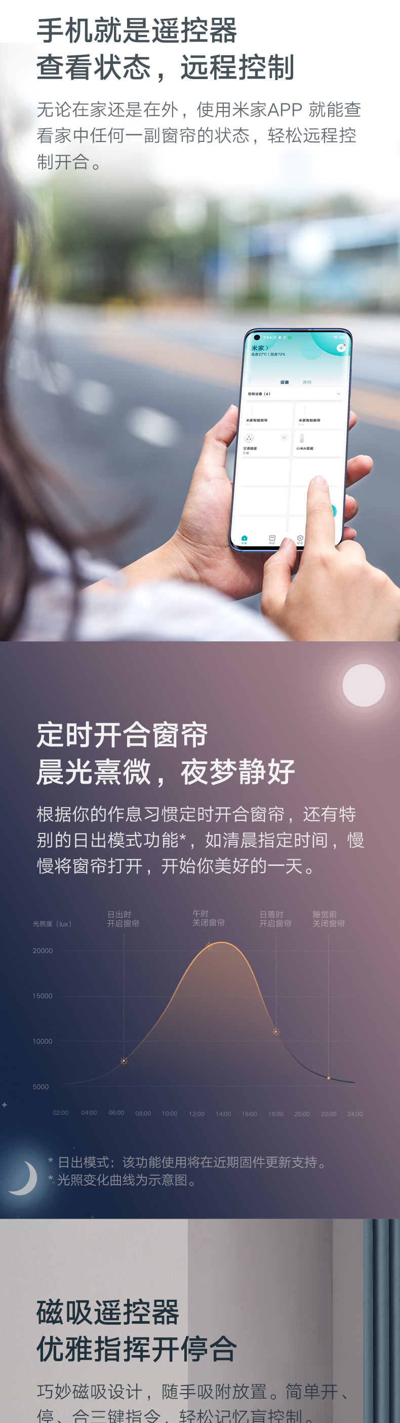 小米米家 智能窗帘电机+3m轨道+安装 图5