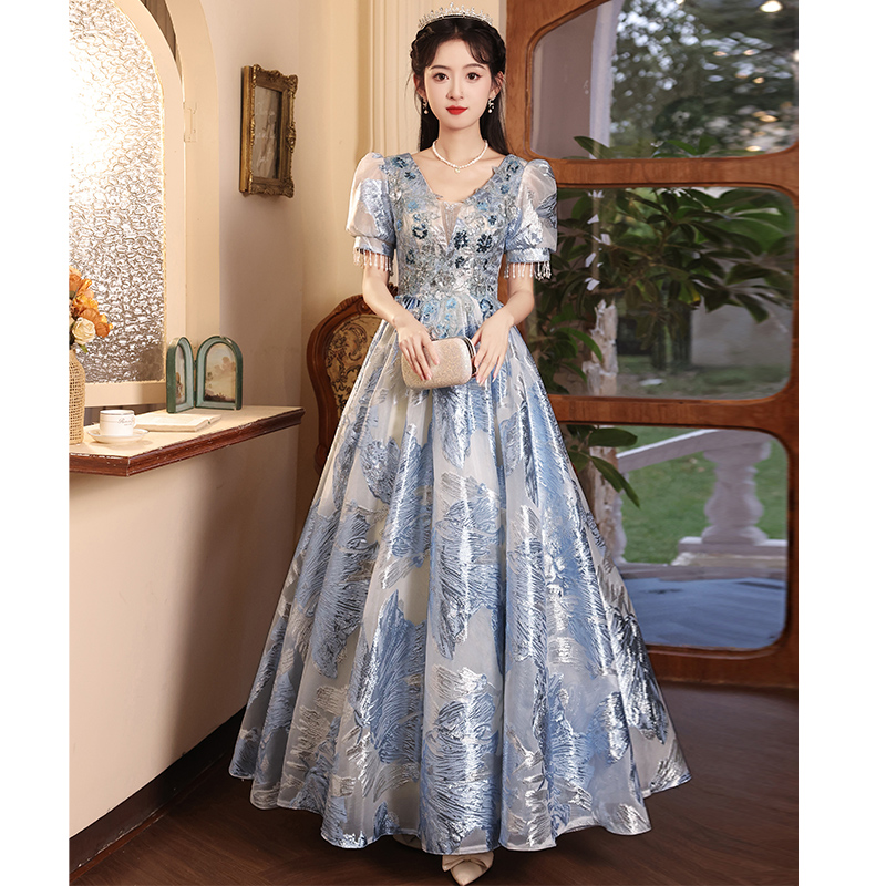 Evening dress, advanced elite fashionable skirt, high-end, french style Evening dress, advanced elite fashionable skirt, high-end, french style