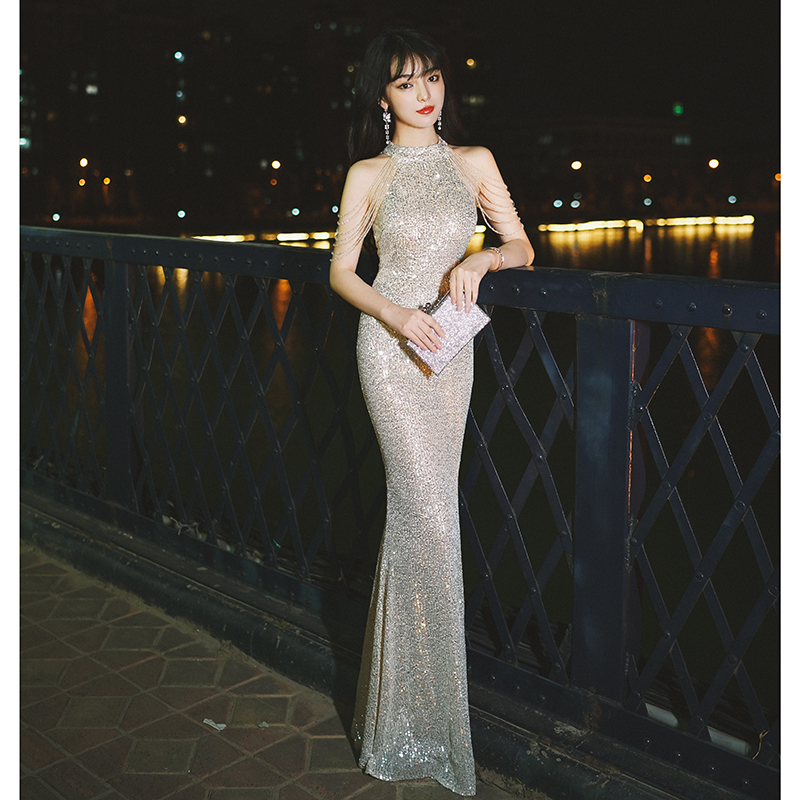  L+2561 silver gray long model  