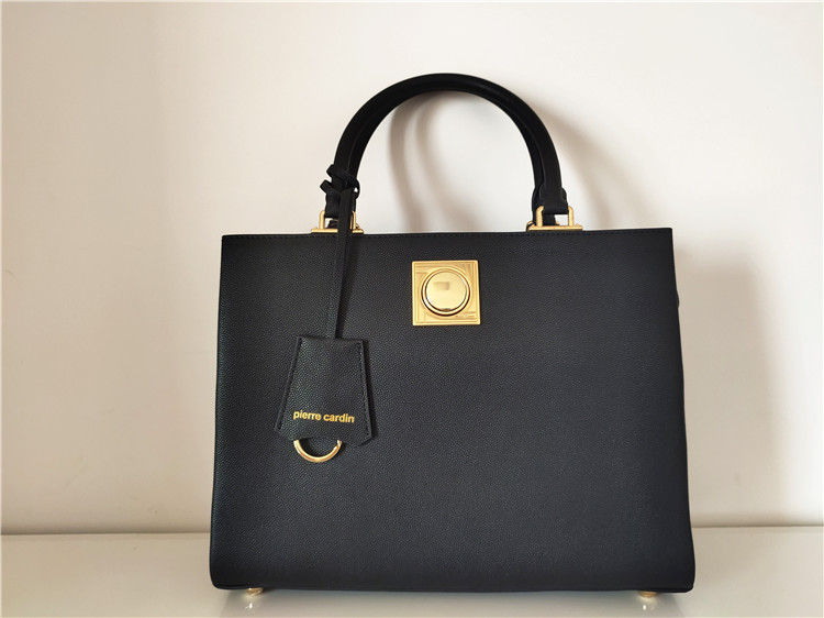 Pierre Carden women's bag handbag fashion one-shoulder messenger bag leather middle-aged mother bag C7B204042-24A