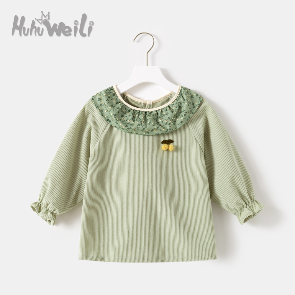 Baby autumn and winter new stain-resistant eating coveralls