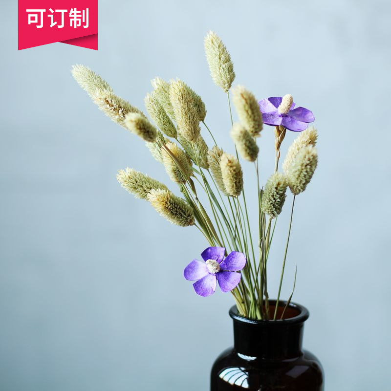 Natural Gemstone Grass Nature Air-dry Beauty Man Grass Home Decoration Art Dry Flower Flower Arrangement Real Flowers Hay Shoots Props-Taobao