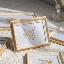 Nordic minimalist photo frame setting and development photo customization 6 inch decorative table nail art display photo album frame frame