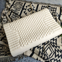 Thai latex pillow single cervical spine protection pair adult household Double Natural rubber student memory pillow core
